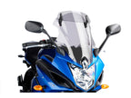 Puig Touring Plus Screen With Extender In Light Smoke for Yamaha XJ6 Diversion F (10-16)