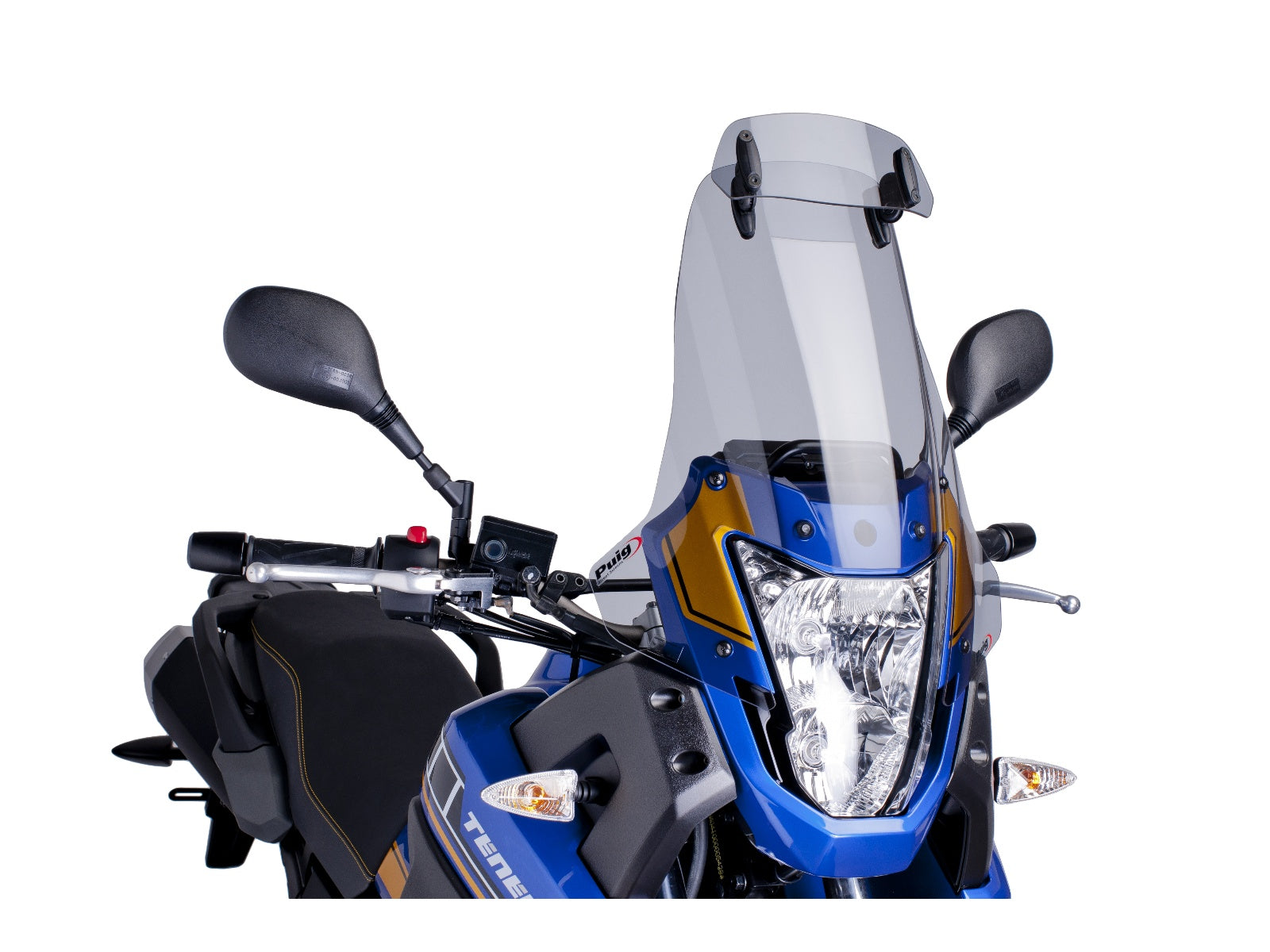 Puig Touring Screen With Extender In Light Smoke for Yamaha XT 660 Z Tenere (08-16)