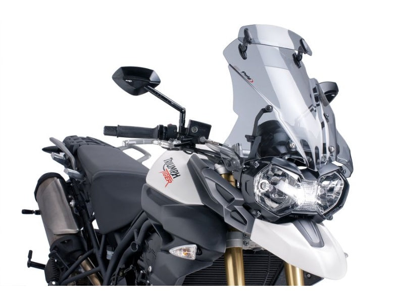 Puig Touring Screen With Extender In Clear for Triumph Tiger 800 XCX (15-17)