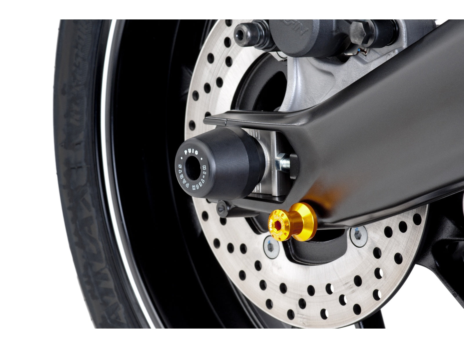 Puig Spool Sliders In Black for Yamaha MT-09 (13-23)