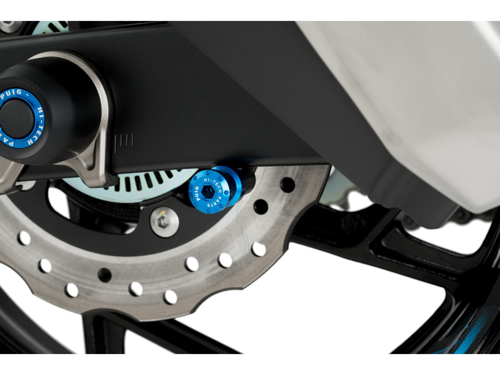 Puig Spool Sliders In Black for Suzuki GSX S 750 (17-21)