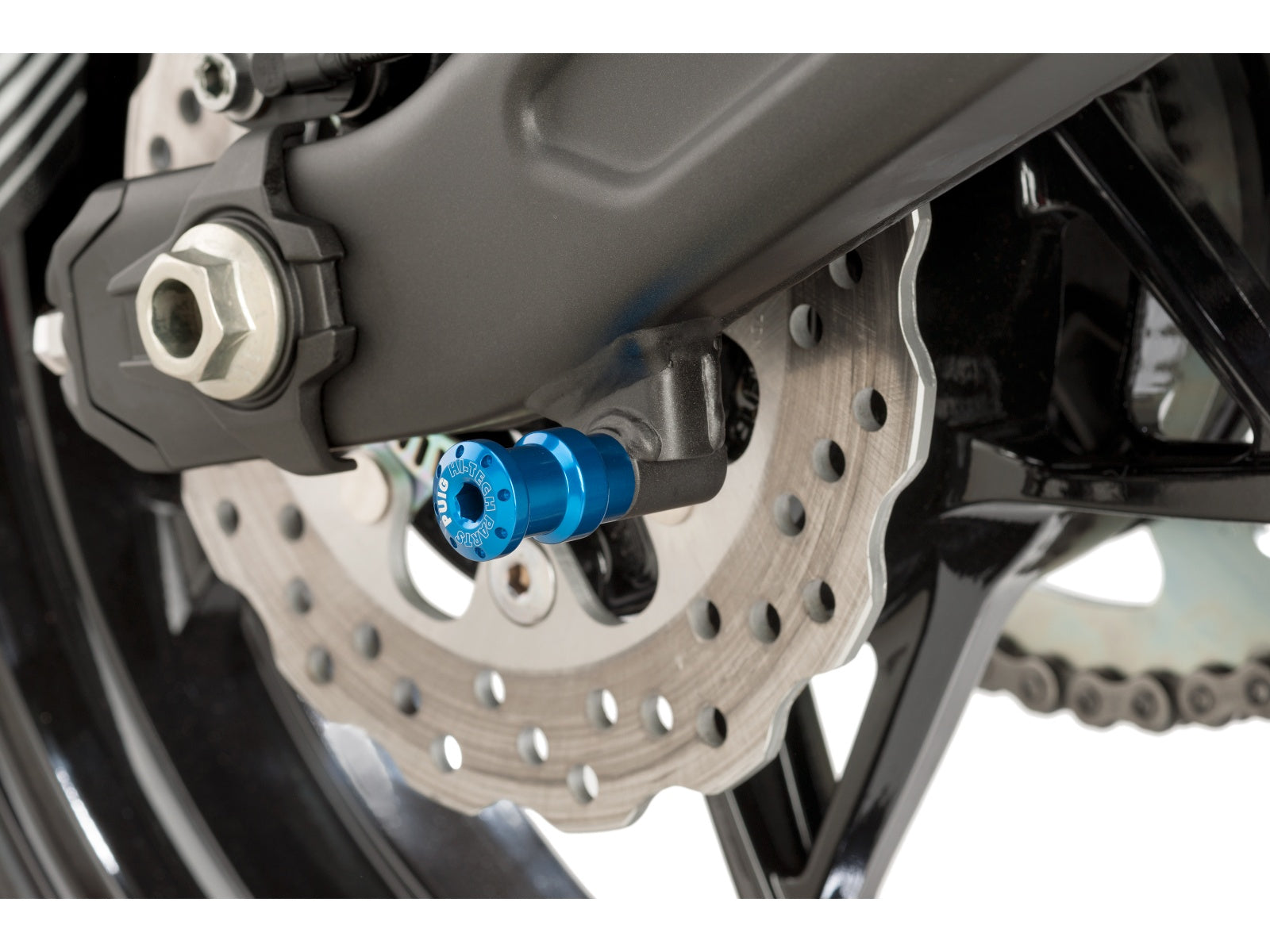 Puig Spool Sliders In Black for Kawasaki Z650 (17-25)