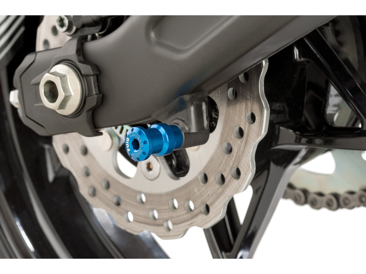 Puig Spool Sliders In Black for Kawasaki Z650 (17-25)