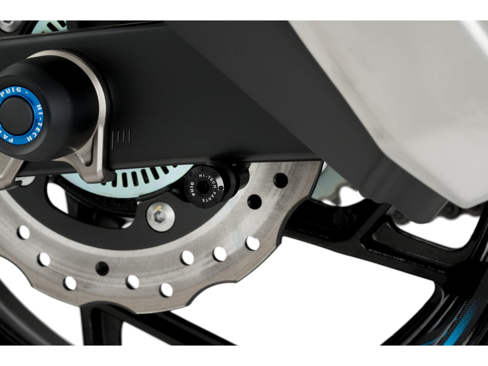 Puig Spool Sliders In Black for Suzuki GSX S 750 (17-21)
