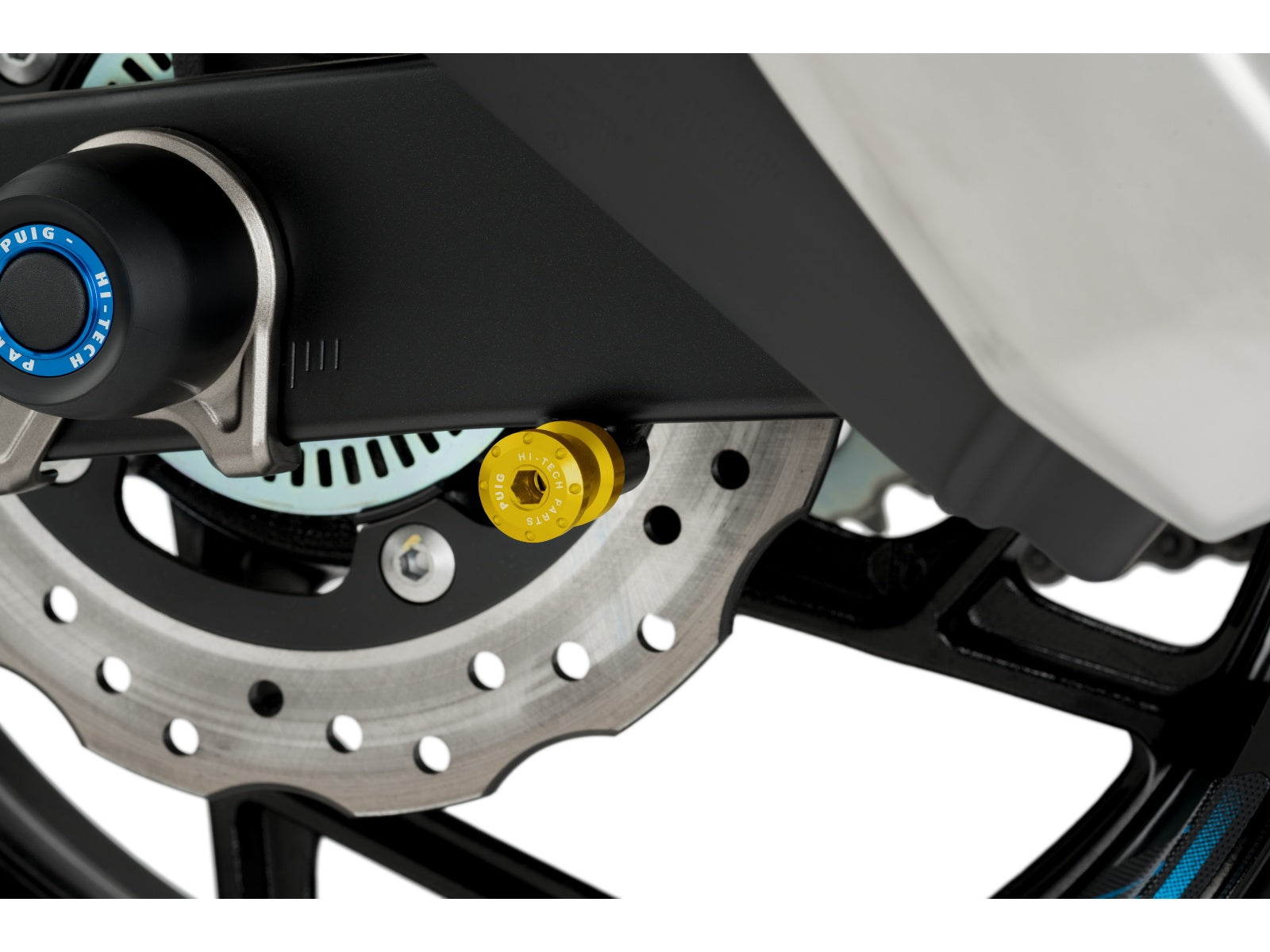 Puig Spool Sliders In Black for Suzuki GSX S 750 (17-21)