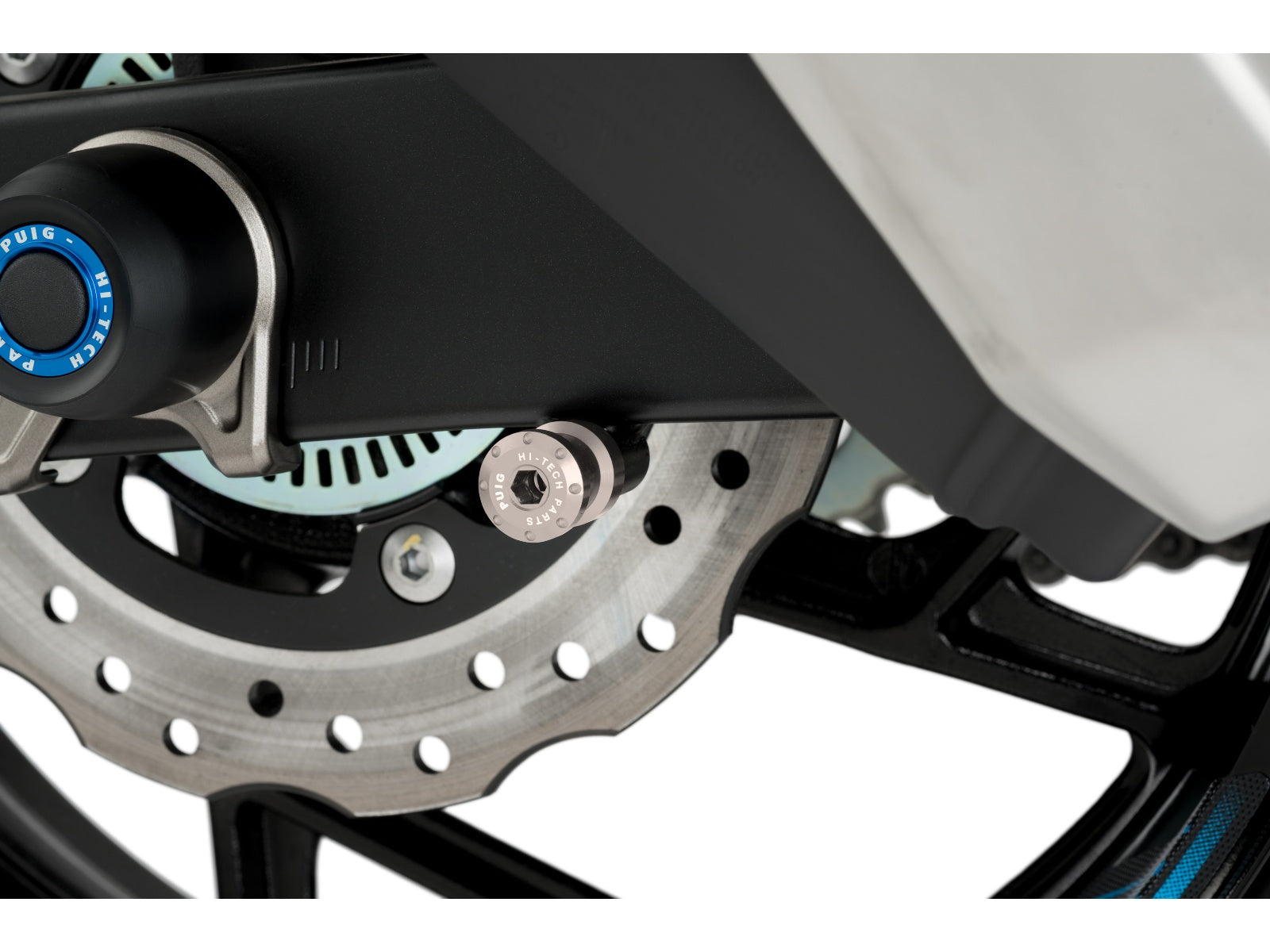 Puig Spool Sliders In Black for Suzuki GSX S 750 (17-21)