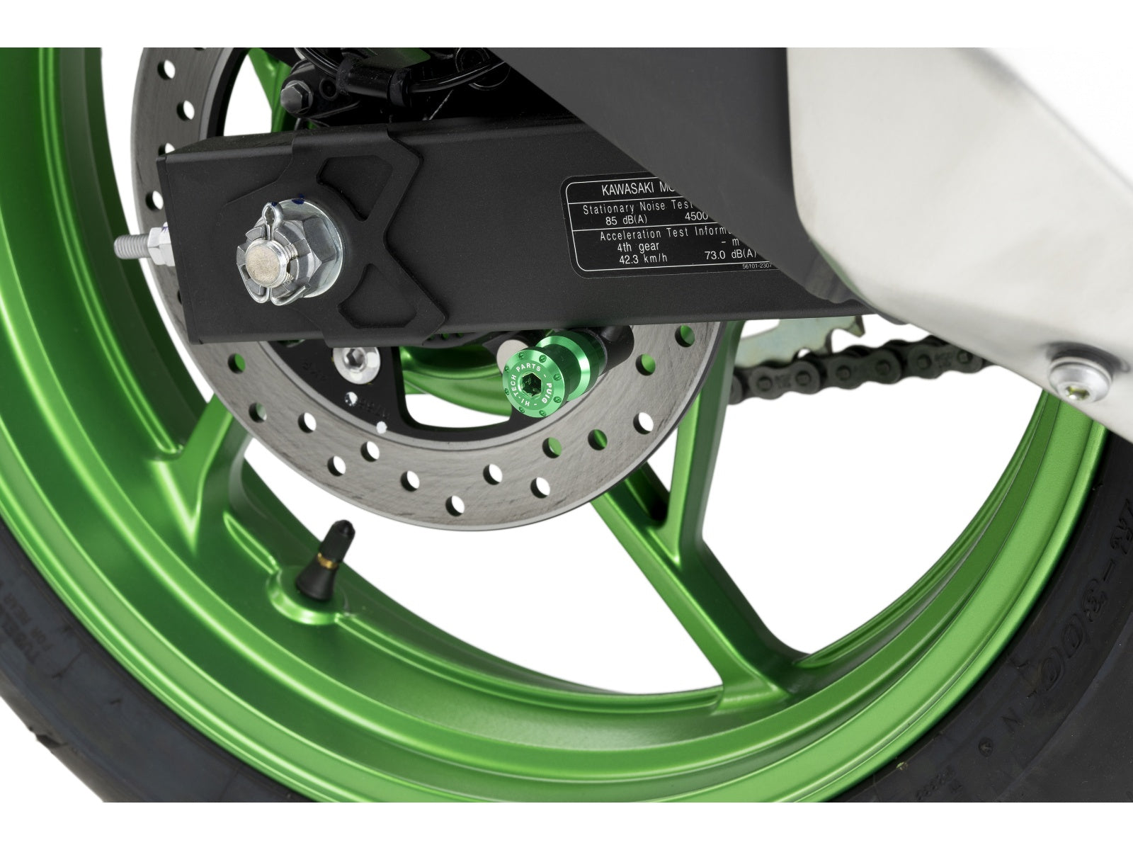 Puig Spool Sliders In Black for Kawasaki Z500 (24-25)