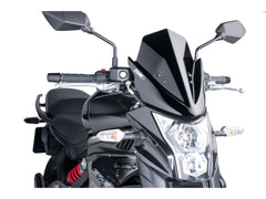Puig New Generation Sport Screen In Clear for Kawasaki ER6-N (12-16)
