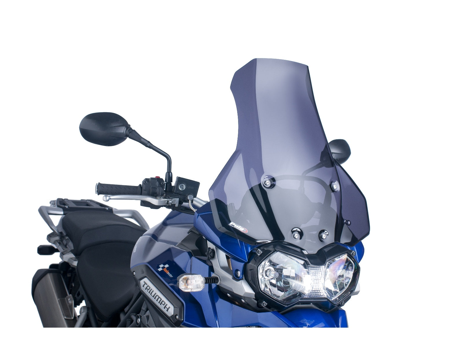 Puig Touring Screen In Clear for Triumph Tiger Explorer 1200 XC (13-15)