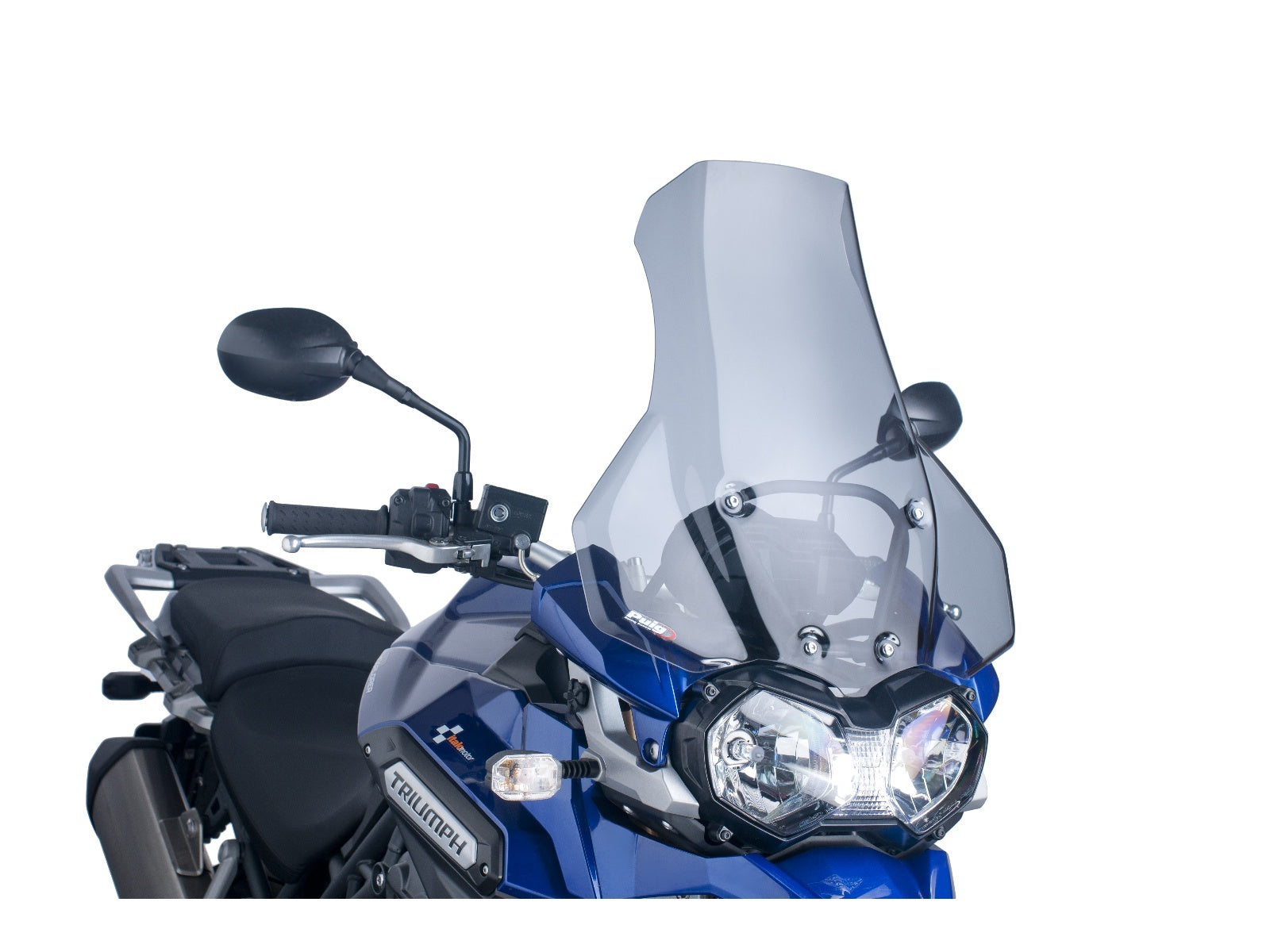 Puig Touring Screen In Clear for Triumph Tiger Explorer 1200 XC (13-15)