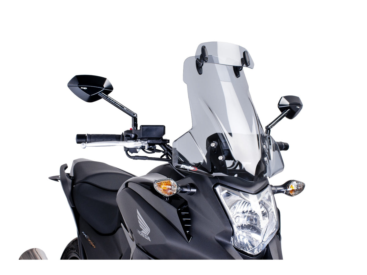 Puig Touring Screen With Extender In Clear for Honda NC750 X (14-15)