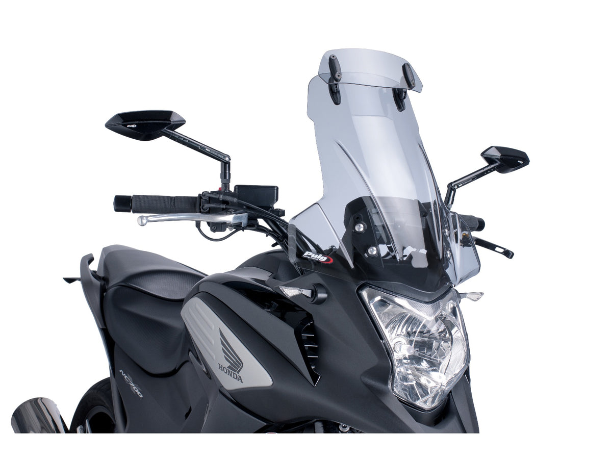 Puig Touring Screen With Extender In Clear for Honda NC700 X (12-13)