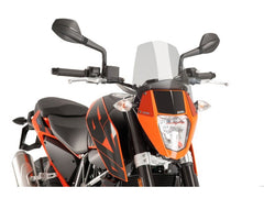 Puig New Generation Sport Screen In Clear for KTM 690 Duke (12-19)