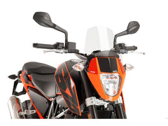 Puig New Generation Sport Screen In Clear for KTM 690 Duke (12-19)