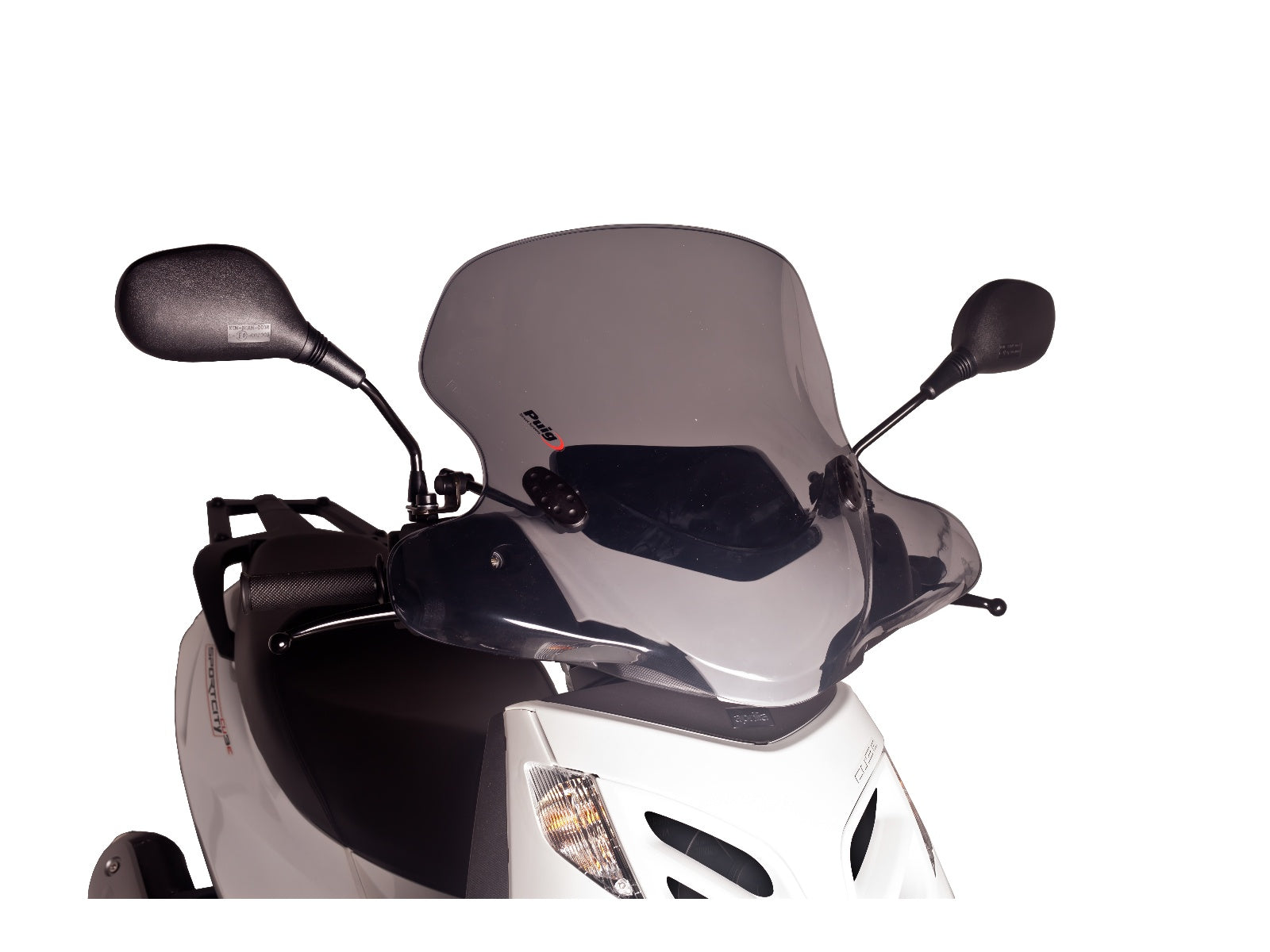 Puig City Touring Screen In Light Smoke for Aprilia Sport City Cube 125 (08-13)
