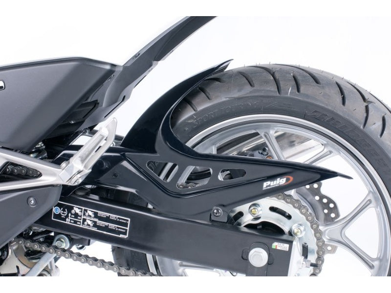 Puig Hugger In Matt Black for Honda Integra 700 (12-13)