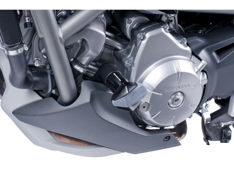 Puig R19 Frame Sliders In Black for Honda NC700 X (12-13)