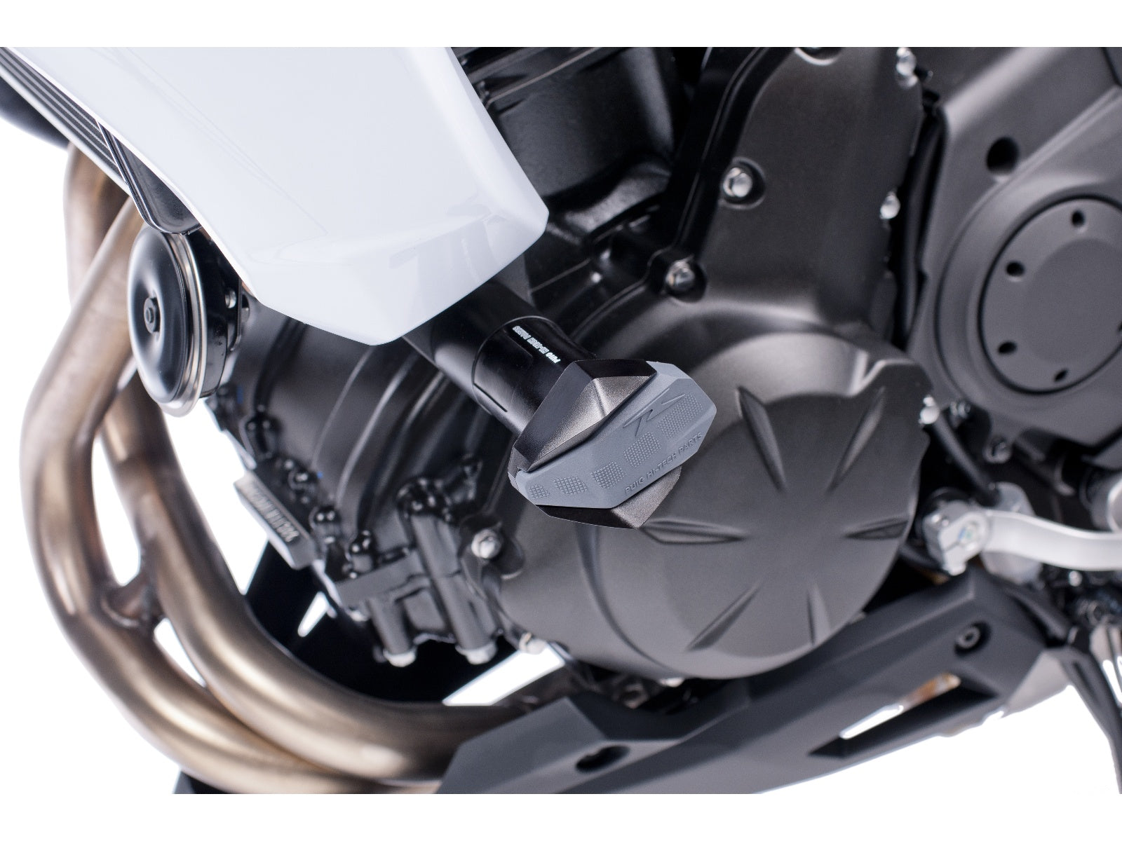 Puig R19 Frame Sliders In Black for Kawasaki ER6-N (12-16)