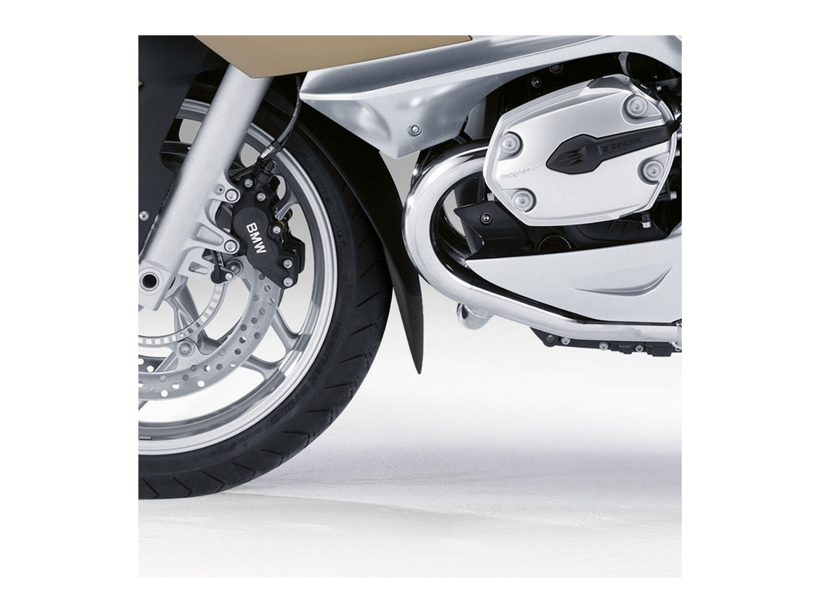 Puig Front Mudguard Extender In Black for BMW R1200 RT (05-13)