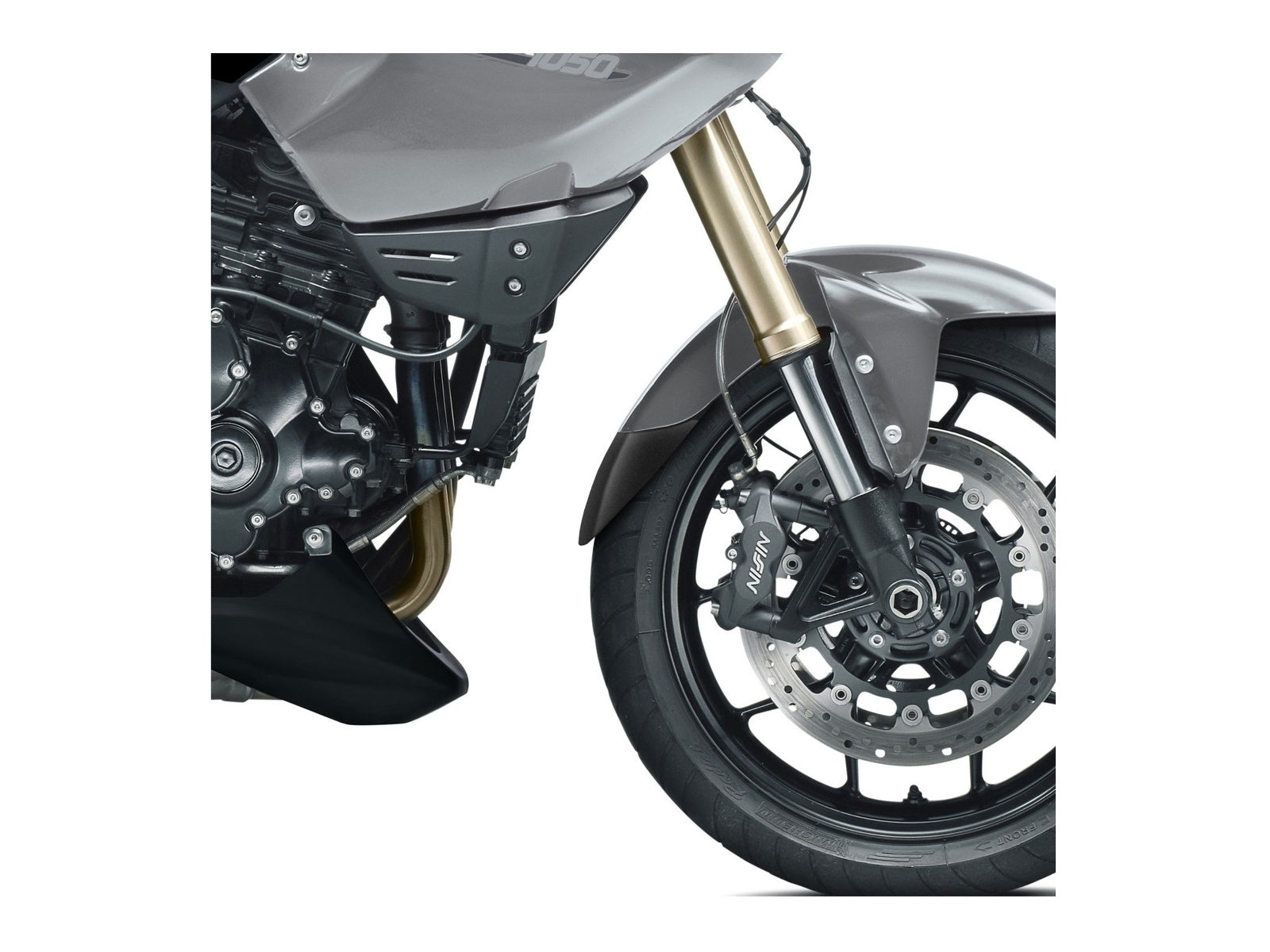 Puig Front Mudguard Extender In Black for Triumph Tiger 1050 (07-12)