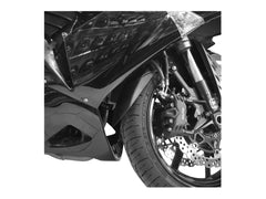 Puig Front Mudguard Extender In Black for Kawasaki ZZR 1400 (06-20)