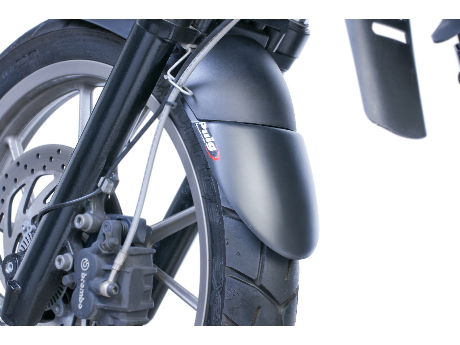 Puig Front Mudguard Extender In Black for BMW G650 GS (11-16)