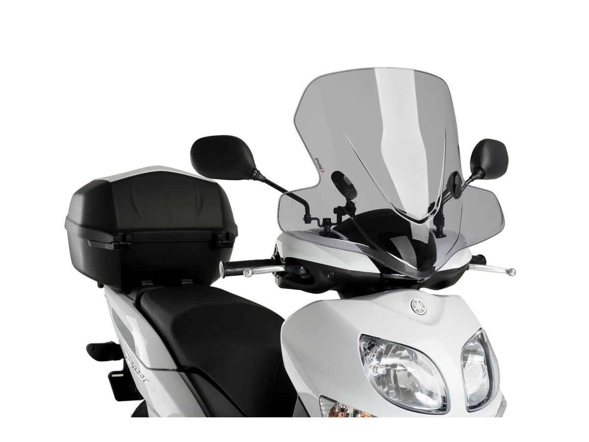 Puig City Touring Screen In Light Smoke for Yamaha Xenter 125i (12-20)