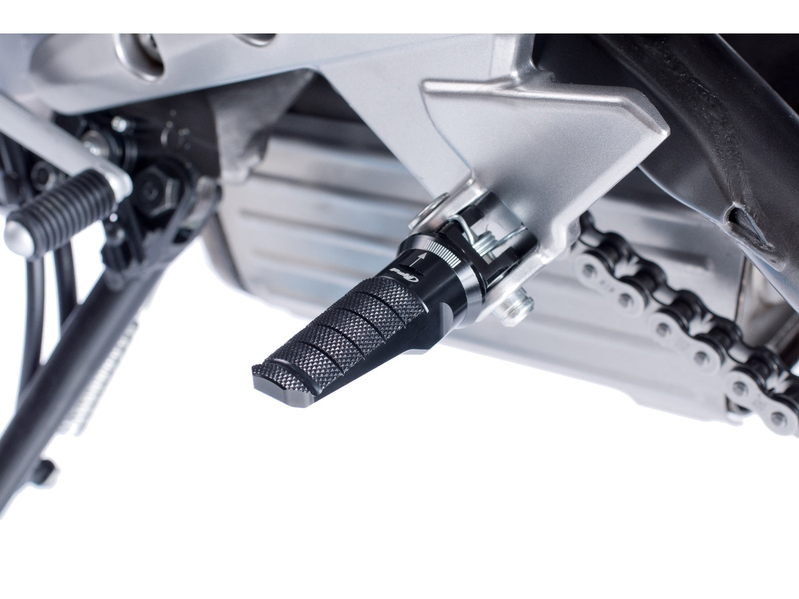 Puig Racing Footpegs In Black for Honda CB650 R Neo Sports Cafe (19-25)