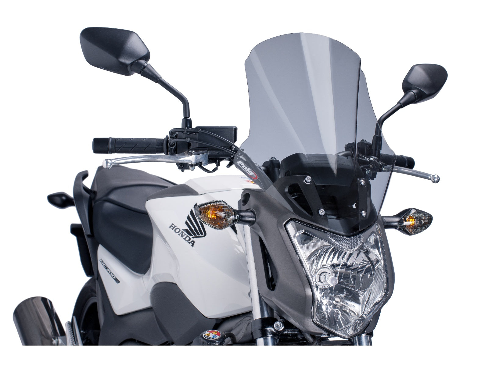 Puig Touring Plus Screen In Clear for Honda NC700 S (12-13)