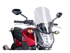 Puig Touring Plus Screen In Clear for Honda NC750 S (14-20)