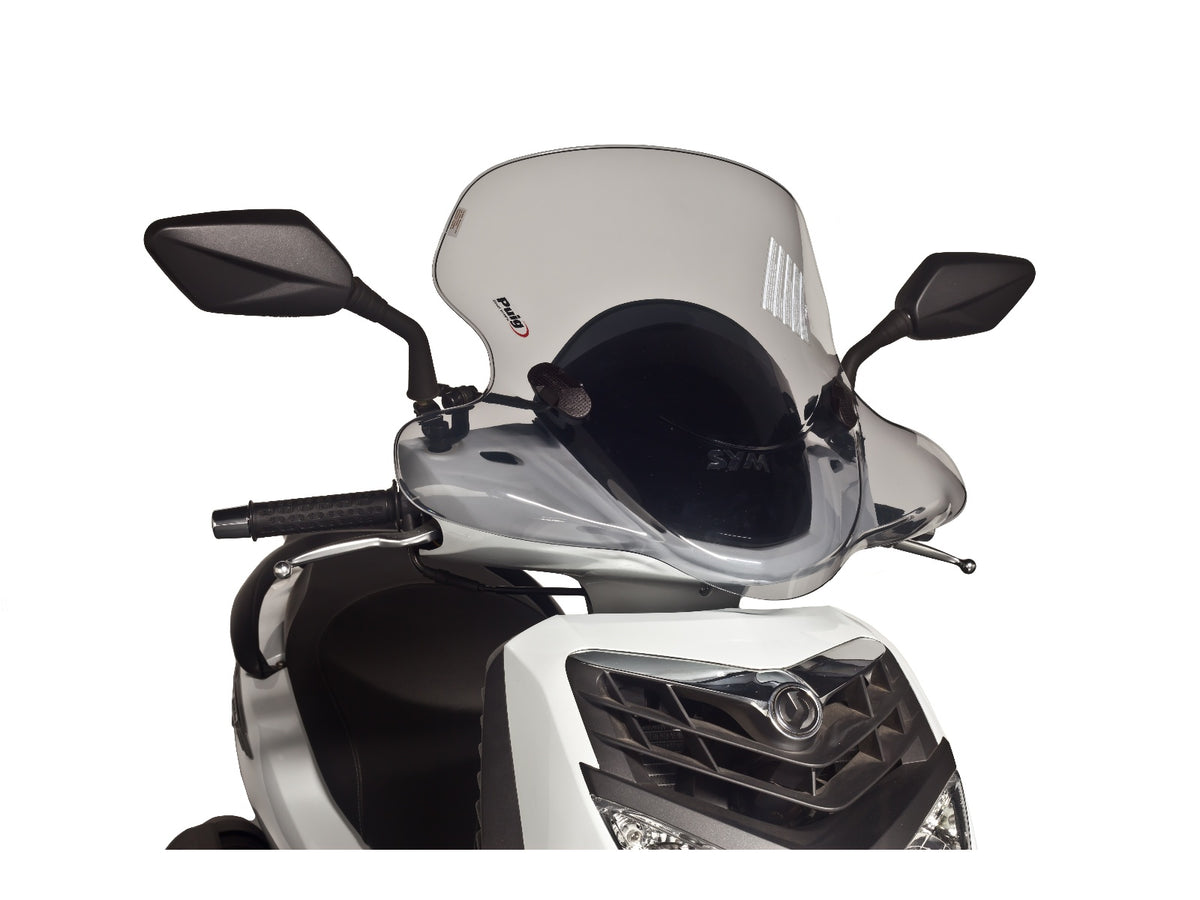 Puig City Touring Screen In Light Smoke for Sym HD2 125 (12-17)
