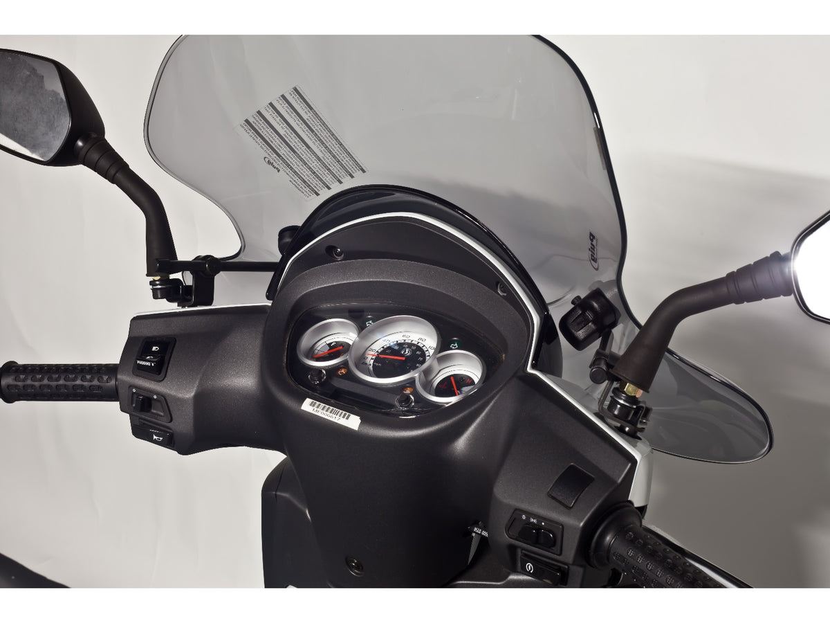 Puig City Touring Screen In Light Smoke for Sym HD2 125 (12-17)
