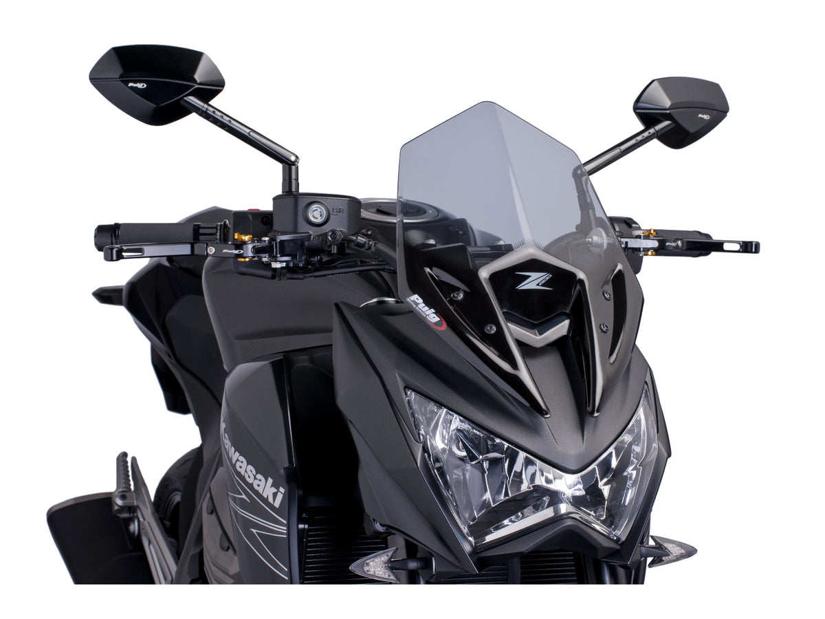 Puig New Generation Sport Screen In Clear for Kawasaki Z800 (13-16)
