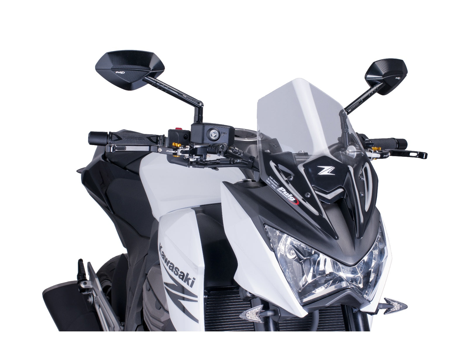Puig New Generation Sport Screen In Clear for Kawasaki Z800 (13-16)