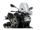 Puig Touring II Screen In Clear for Kawasaki Z900 (17-24)