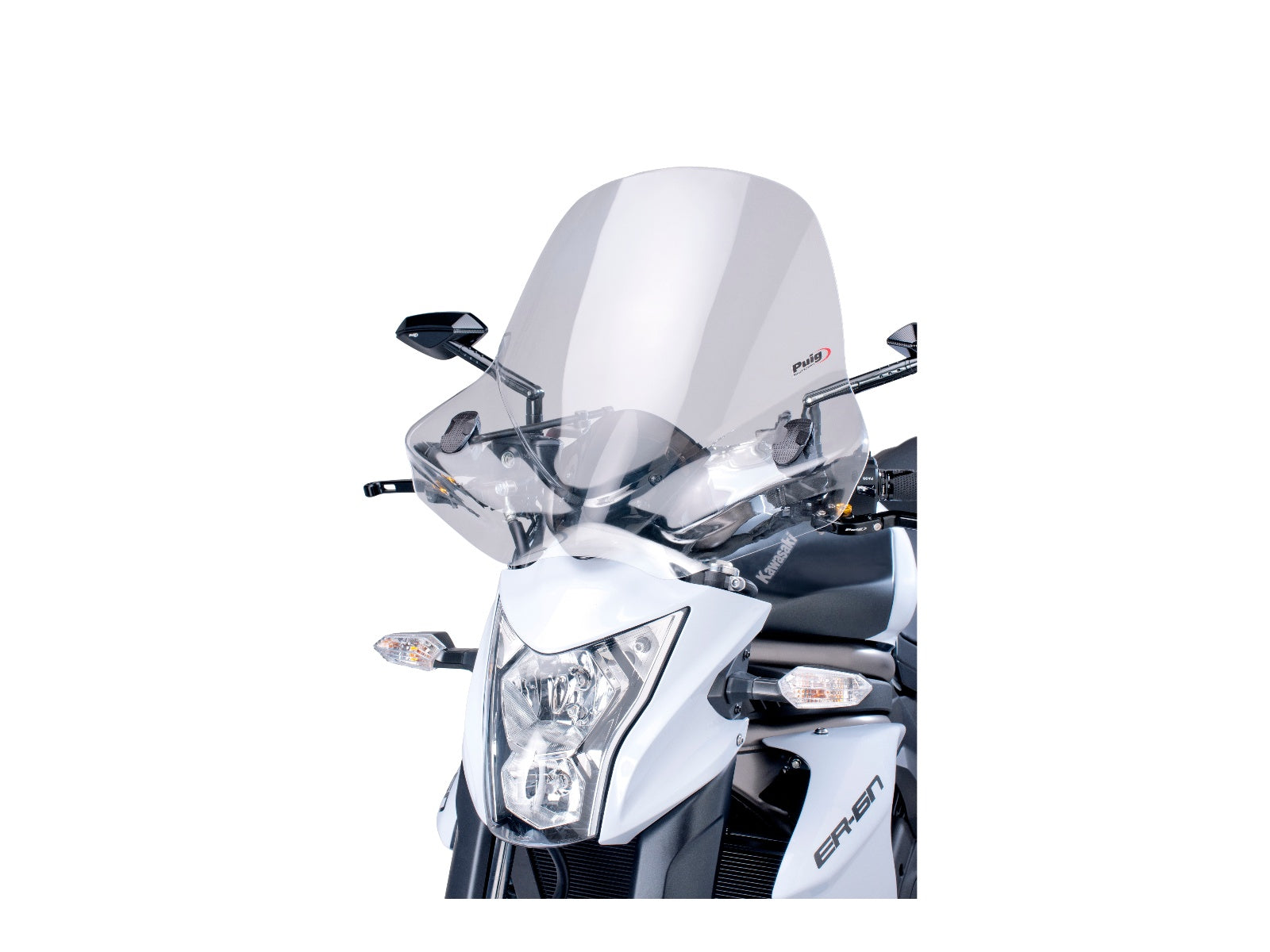 Puig Touring II Screen In Clear for Kawasaki ER6-N (12-16)