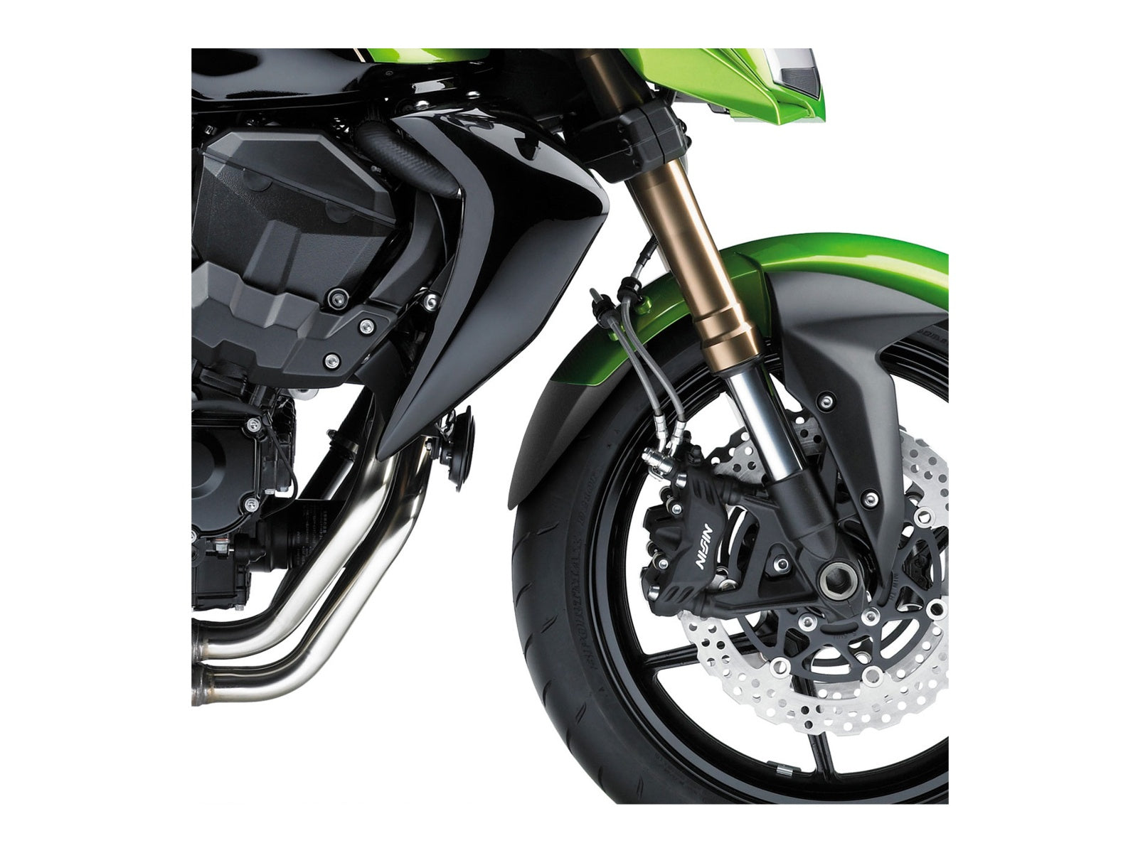 Puig Front Mudguard Extender for Kawasaki Z750 R (11-12)