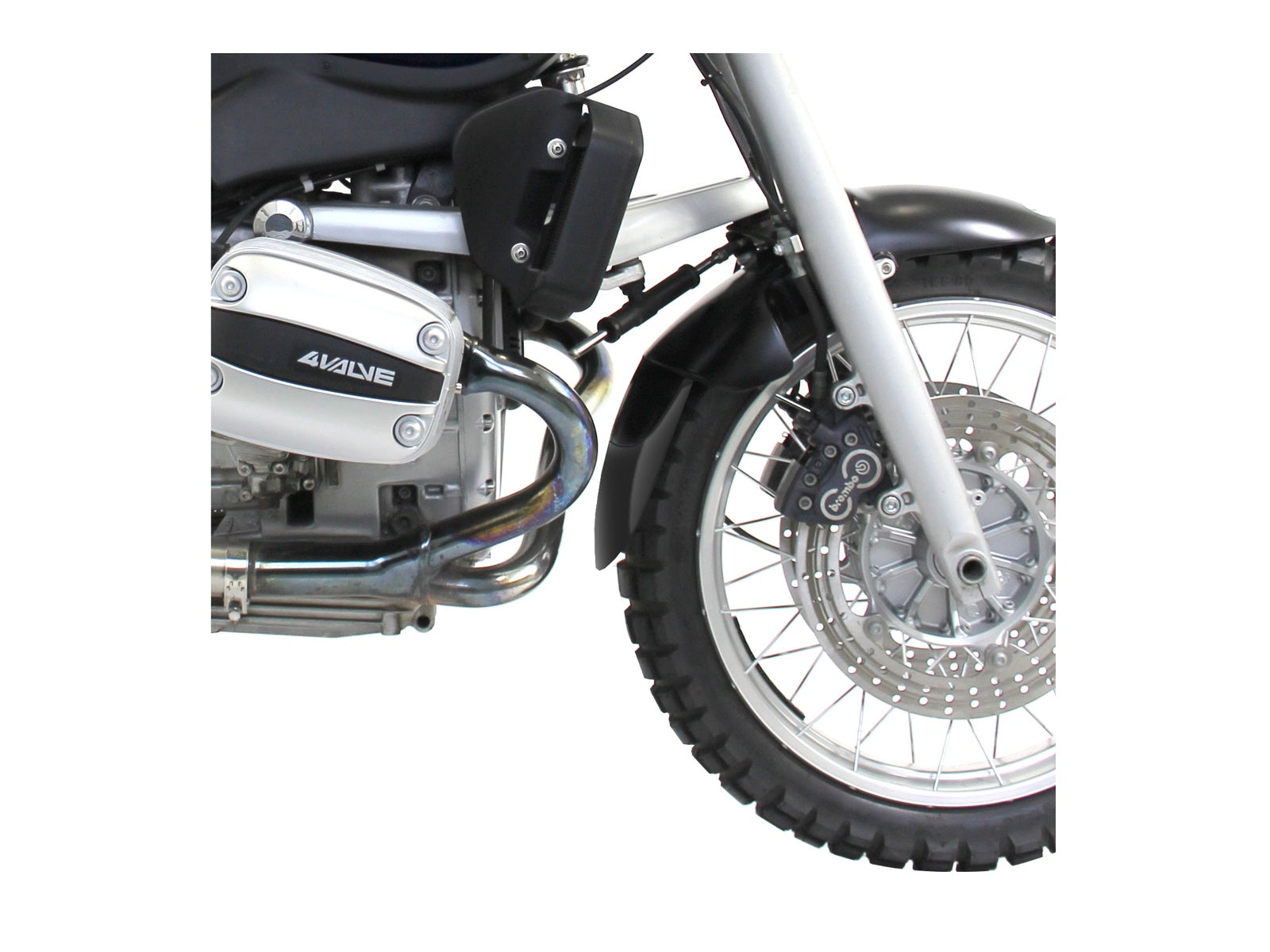 Puig Front Mudguard Extender In Black for BMW R1100 R (94-00)