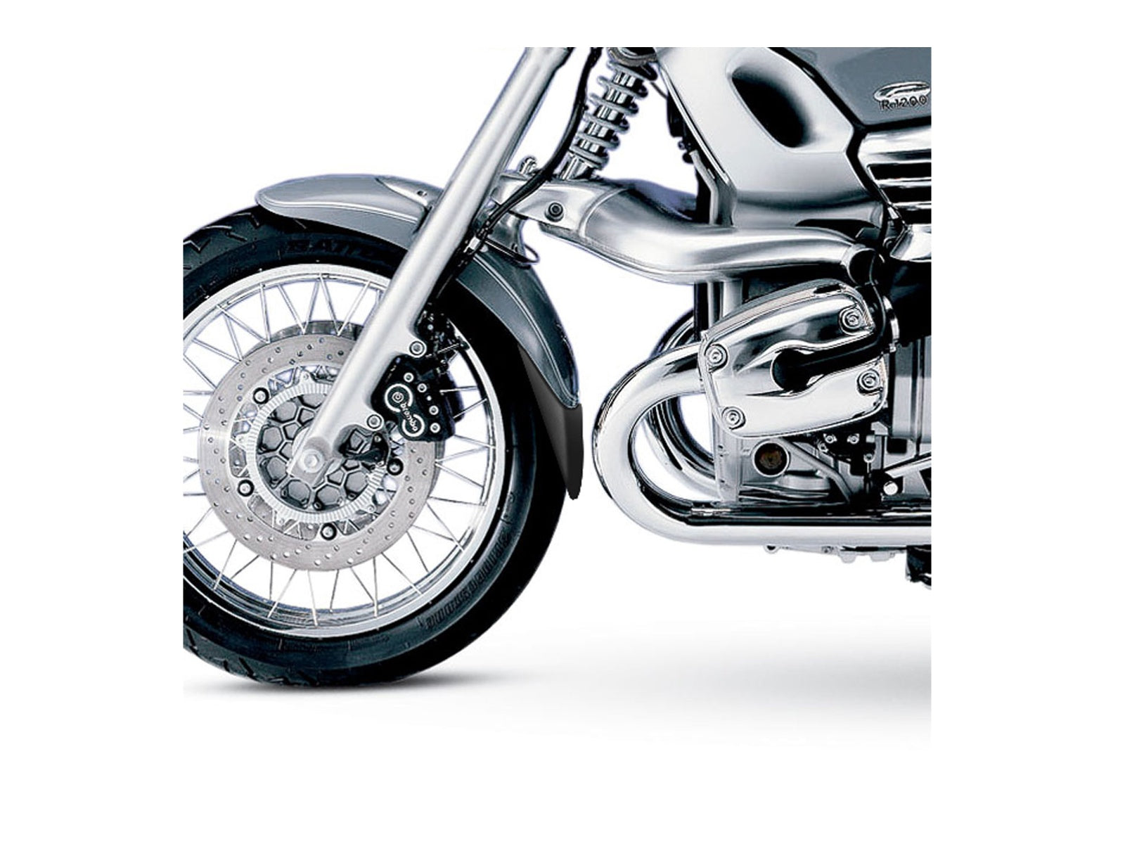 Puig Front Mudguard Extender In Black for BMW R1200 C (97-04)