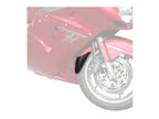 Puig Front Mudguard Extender In Black for Honda CBR1100 XX Blackbird (97-07)