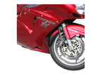 Puig Front Mudguard Extender In Black for Honda CBR1100 XX Blackbird (97-07)