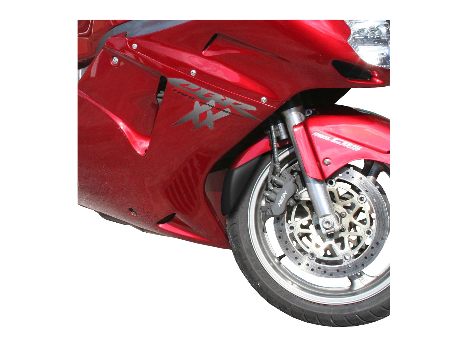 Puig Front Mudguard Extender In Black for Honda CBR1100 XX Blackbird (97-07)
