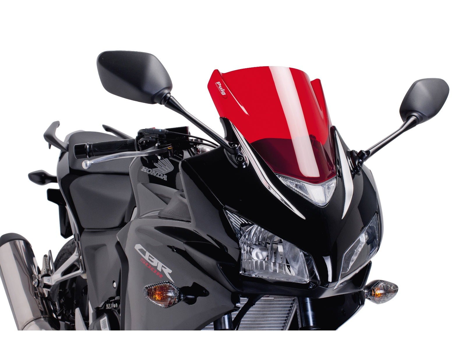 Puig Z-Racing Screen In Red for Honda CBR500 R (13-15)