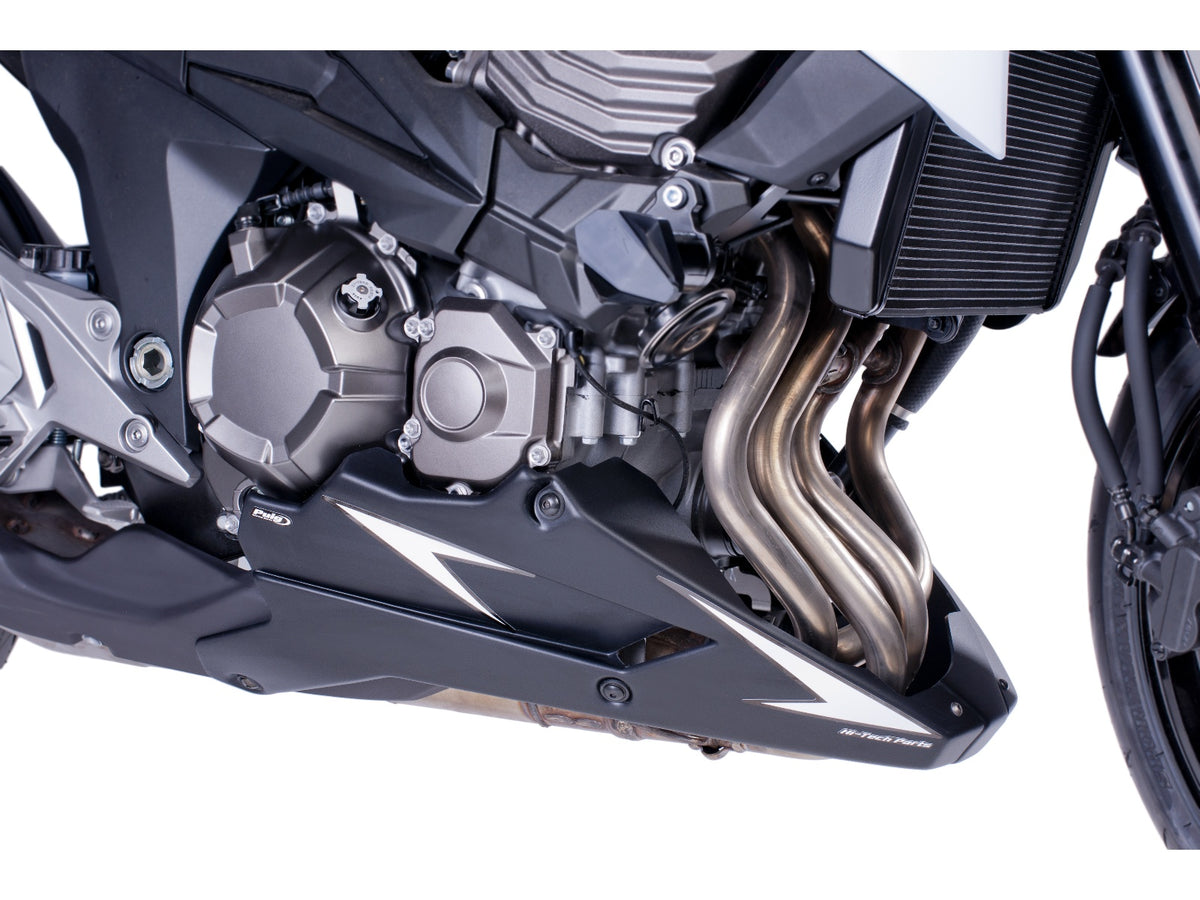 Puig Belly Pan In Matt Black for Kawasaki Z800 E (13-16)