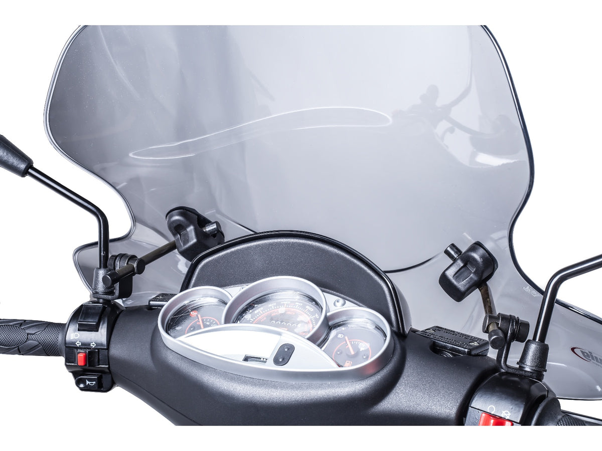 Puig City Touring Screen In Light Smoke for Keeway F-Act 125 (10-14)