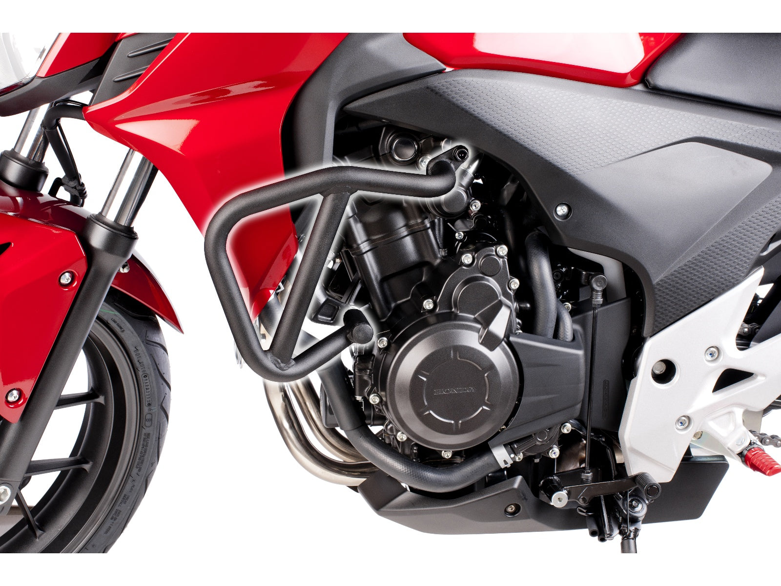 Puig Engine Guard In Black for Honda CB500 FA (13-15)