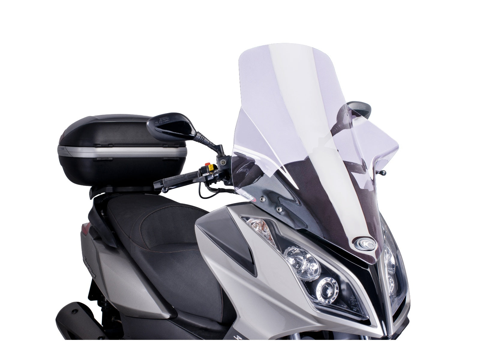 Puig V-Tech Line Touring Screen In Clear for Kymco Downtown 300i (10-23)