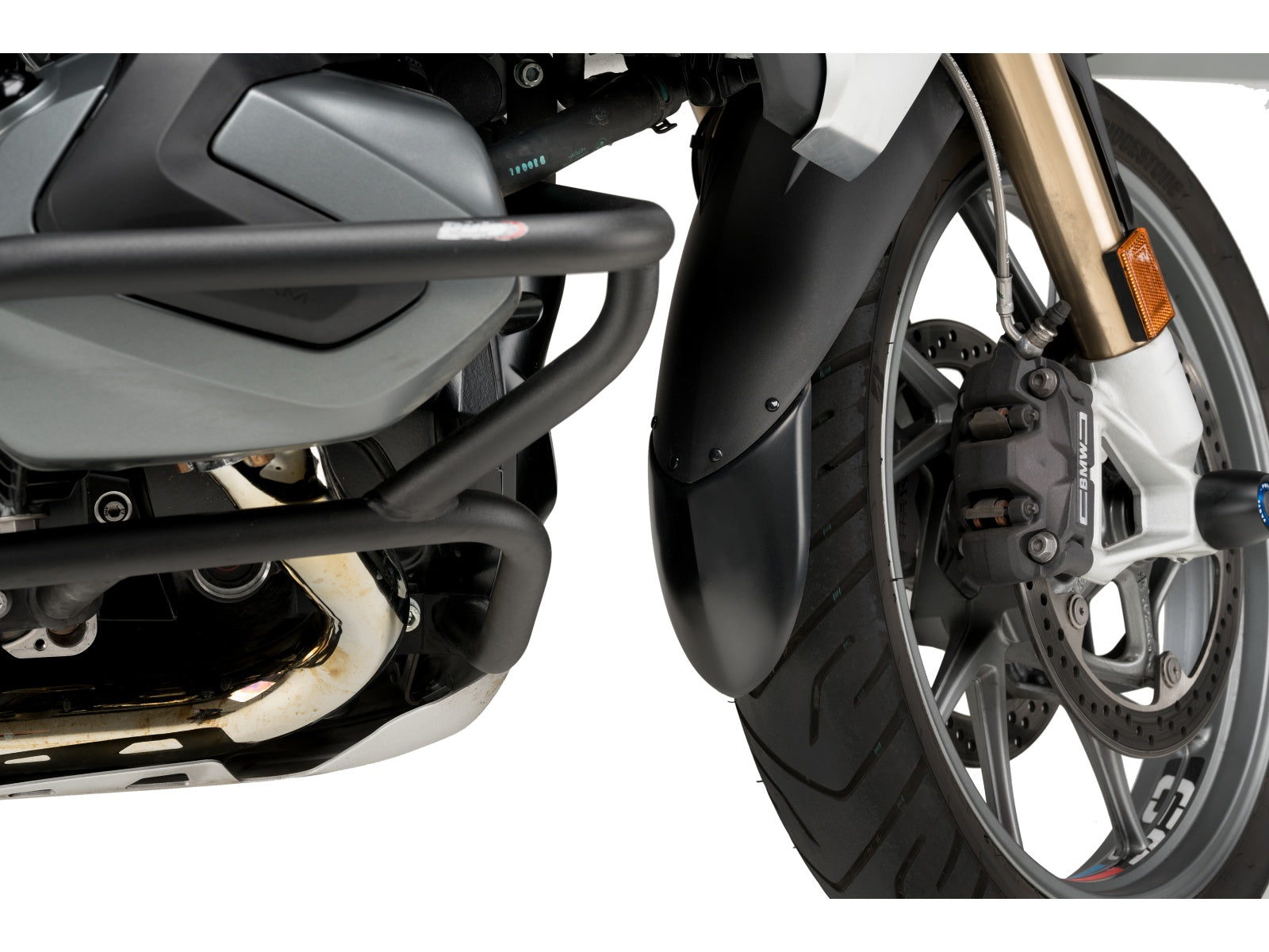 Puig Front Mudguard Extender In Black for BMW R1200 GS Exclusive (17-18)