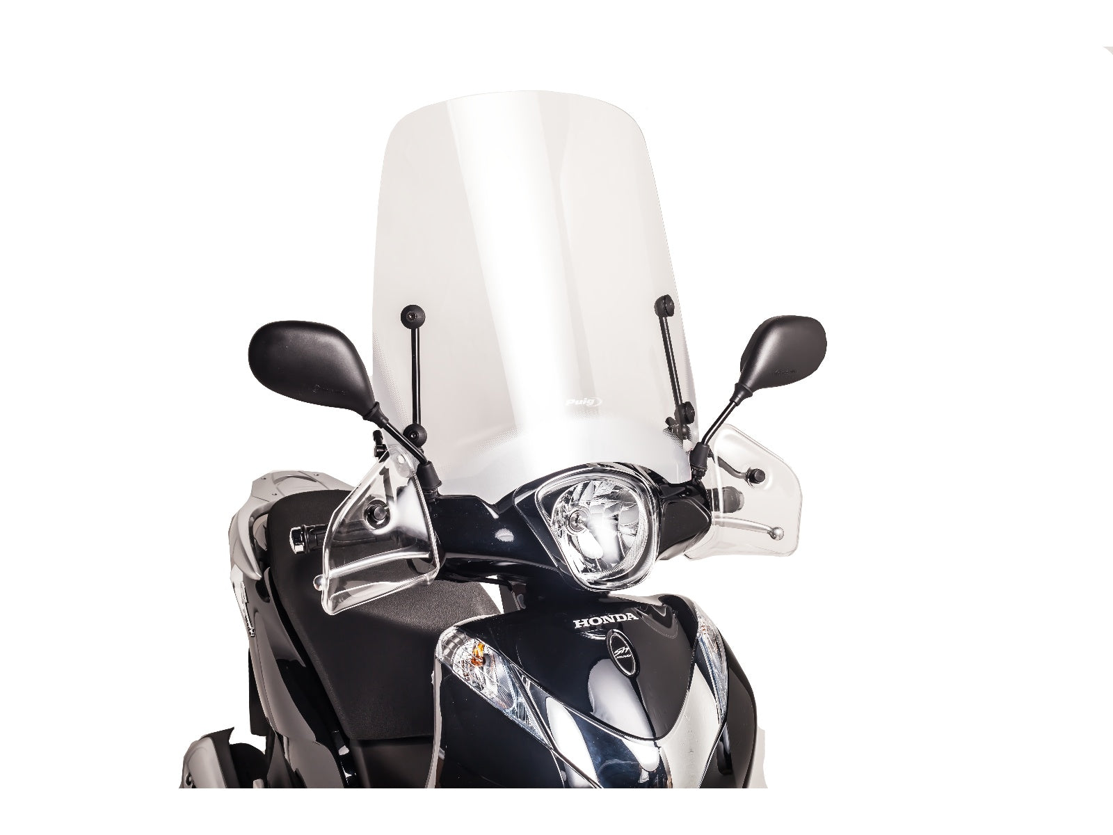 Puig Handlebar Wind Deflectors In Clear for Honda SH125 Mode (14-25)