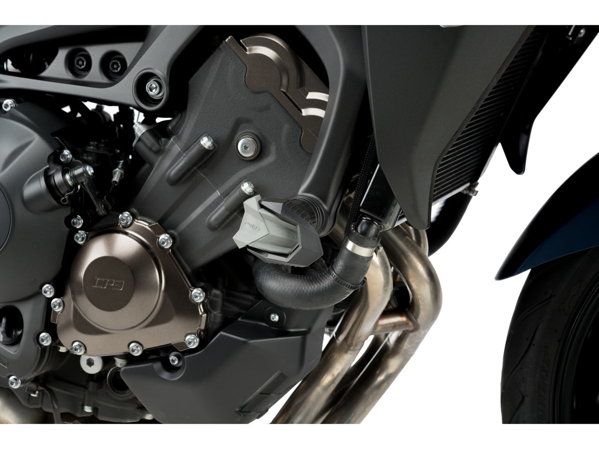 Puig R19 Frame Sliders In Black for Yamaha Tracer 900 (18-20)